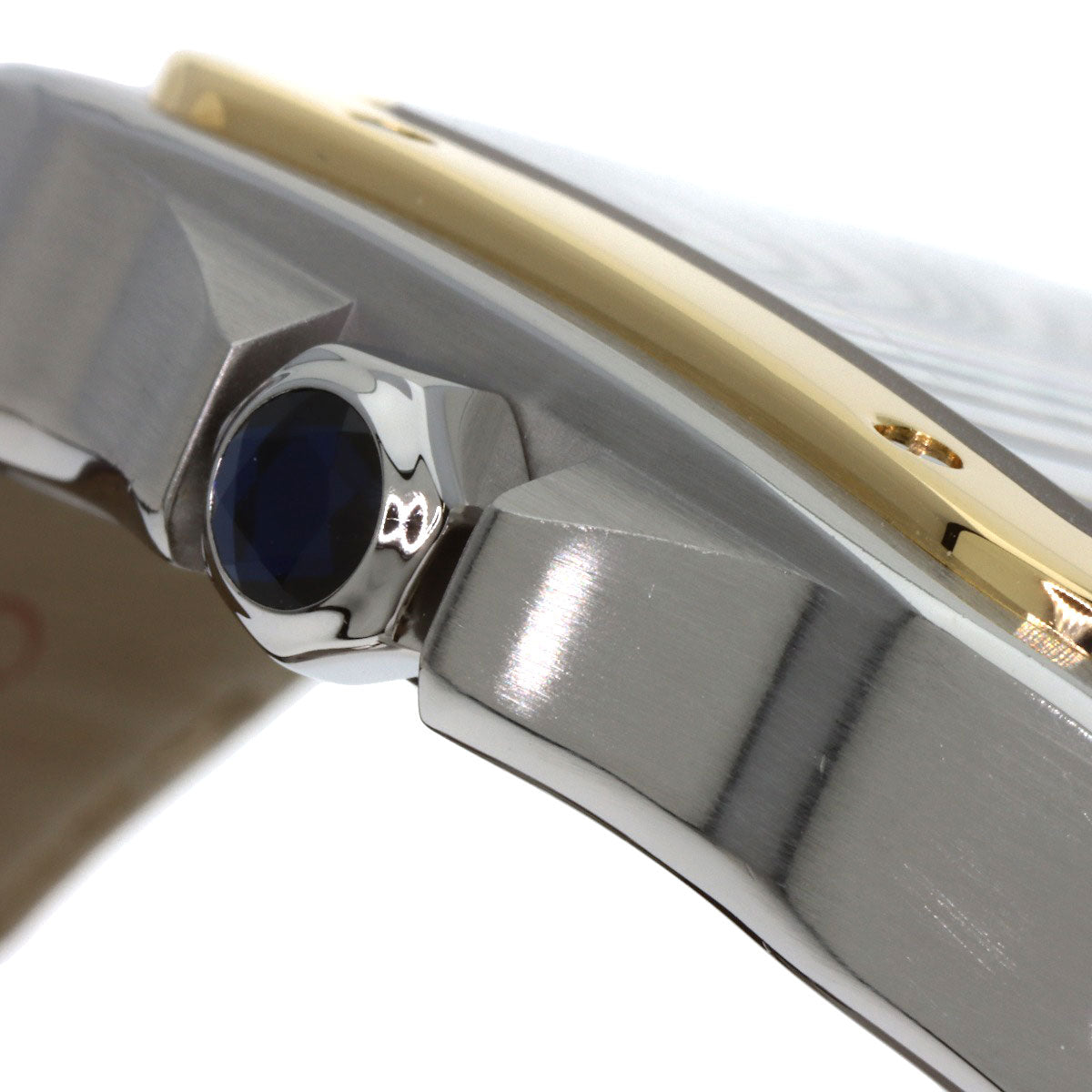 CARTIER Santos 100 LM Watches W20072X7 Stainless Steel/Leather mens