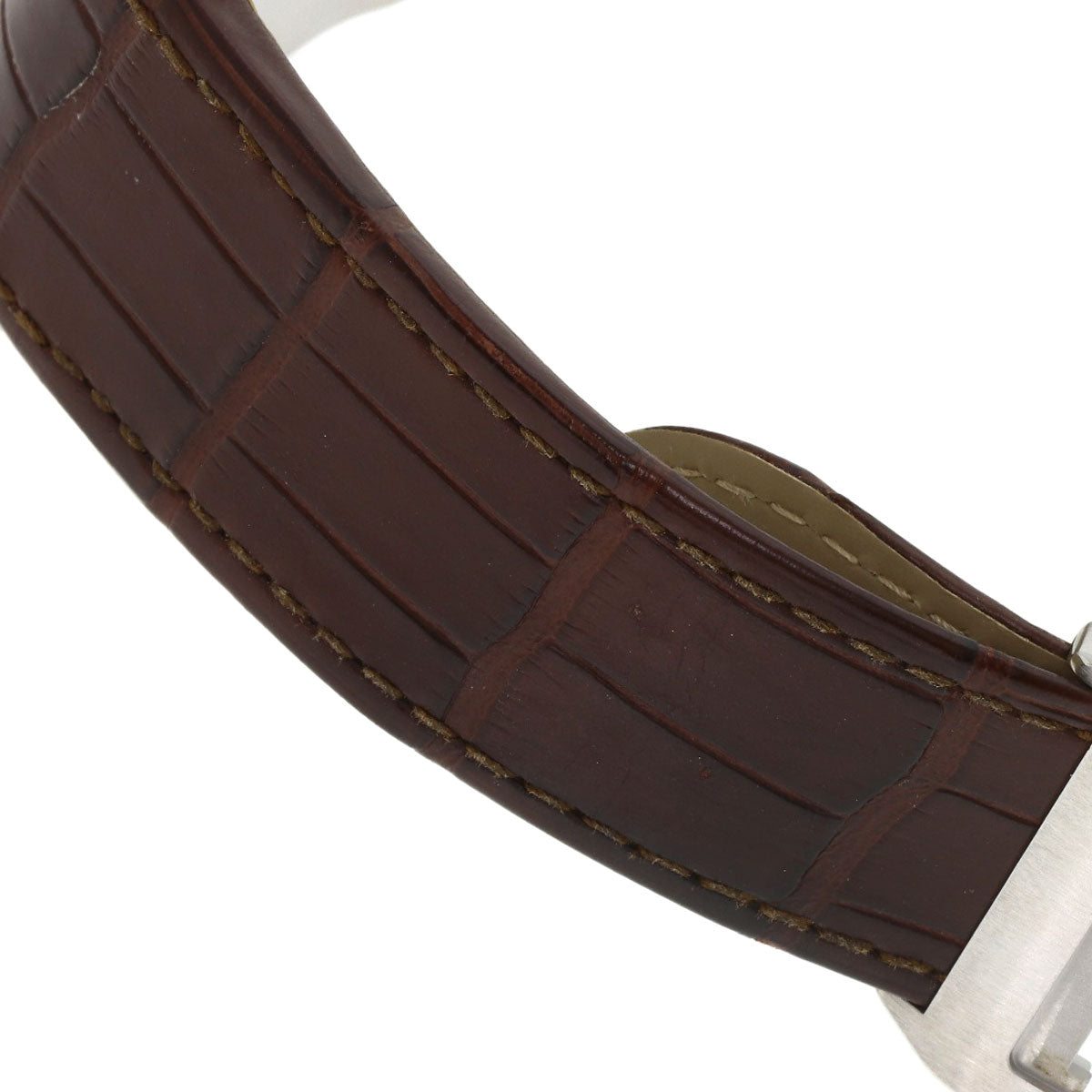 CARTIER Santos 100 LM Watches W20072X7 Stainless Steel/Leather mens