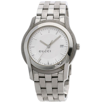 GUCCI Round face Watches 5500XL Stainless Steel/Stainless Steel mens