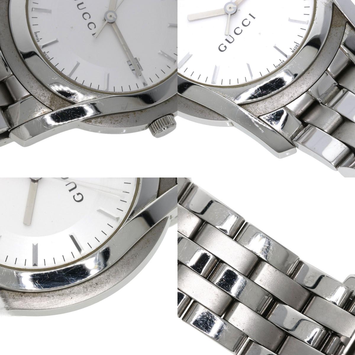 GUCCI Round face Watches 5500XL Stainless Steel/Stainless Steel mens