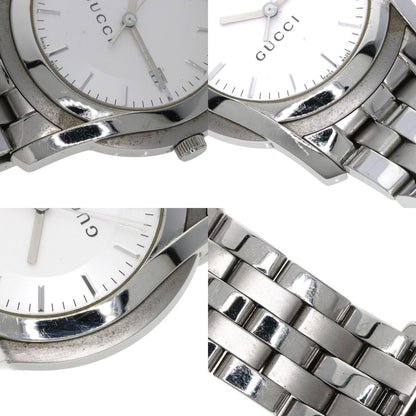 GUCCI Round face Watches 5500XL Stainless Steel/Stainless Steel mens