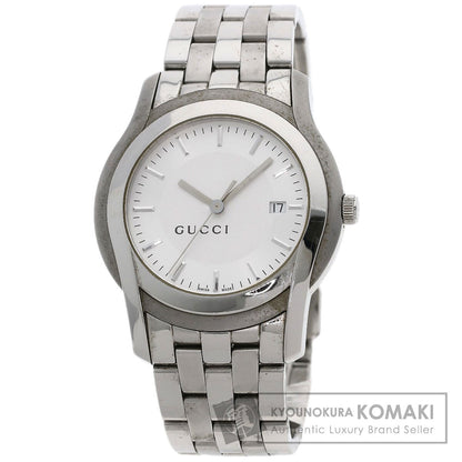 GUCCI Round face Watches 5500XL Stainless Steel/Stainless Steel mens