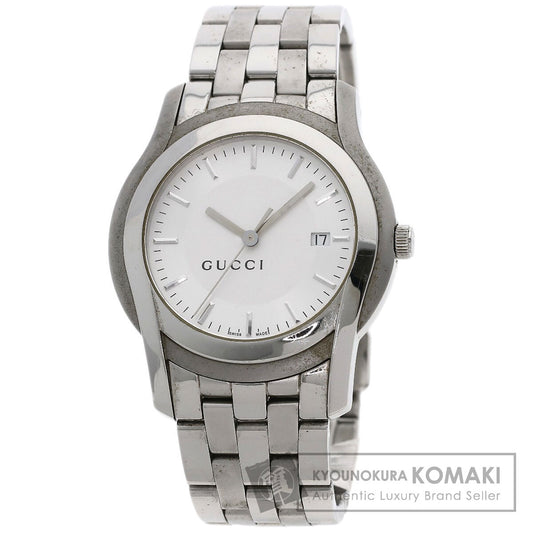 GUCCI Round face Watches 5500XL Stainless Steel/Stainless Steel mens