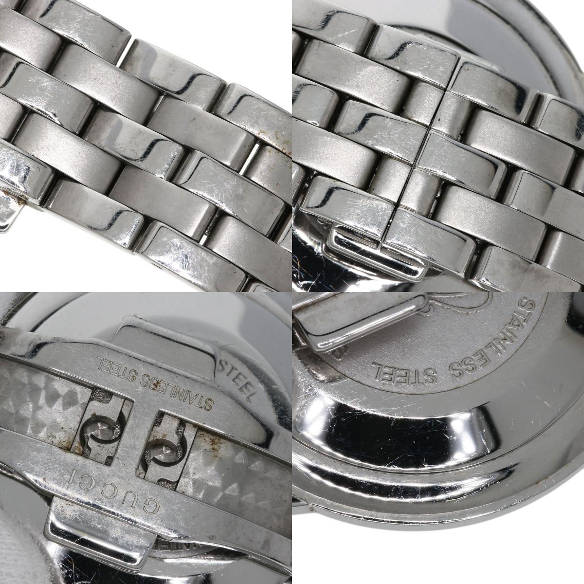 GUCCI Round face Watches 5500XL Stainless Steel/Stainless Steel mens