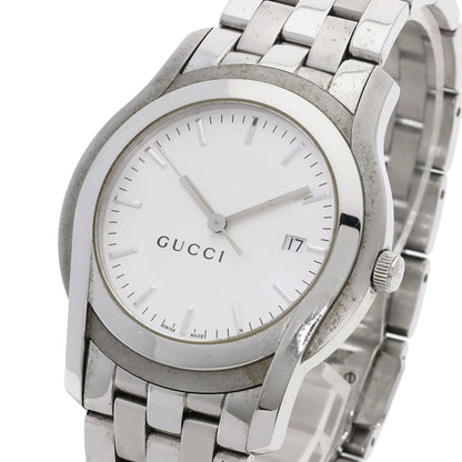 GUCCI Round face Watches 5500XL Stainless Steel/Stainless Steel mens