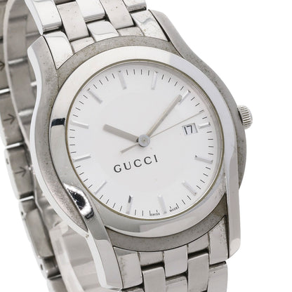 GUCCI Round face Watches 5500XL Stainless Steel/Stainless Steel mens