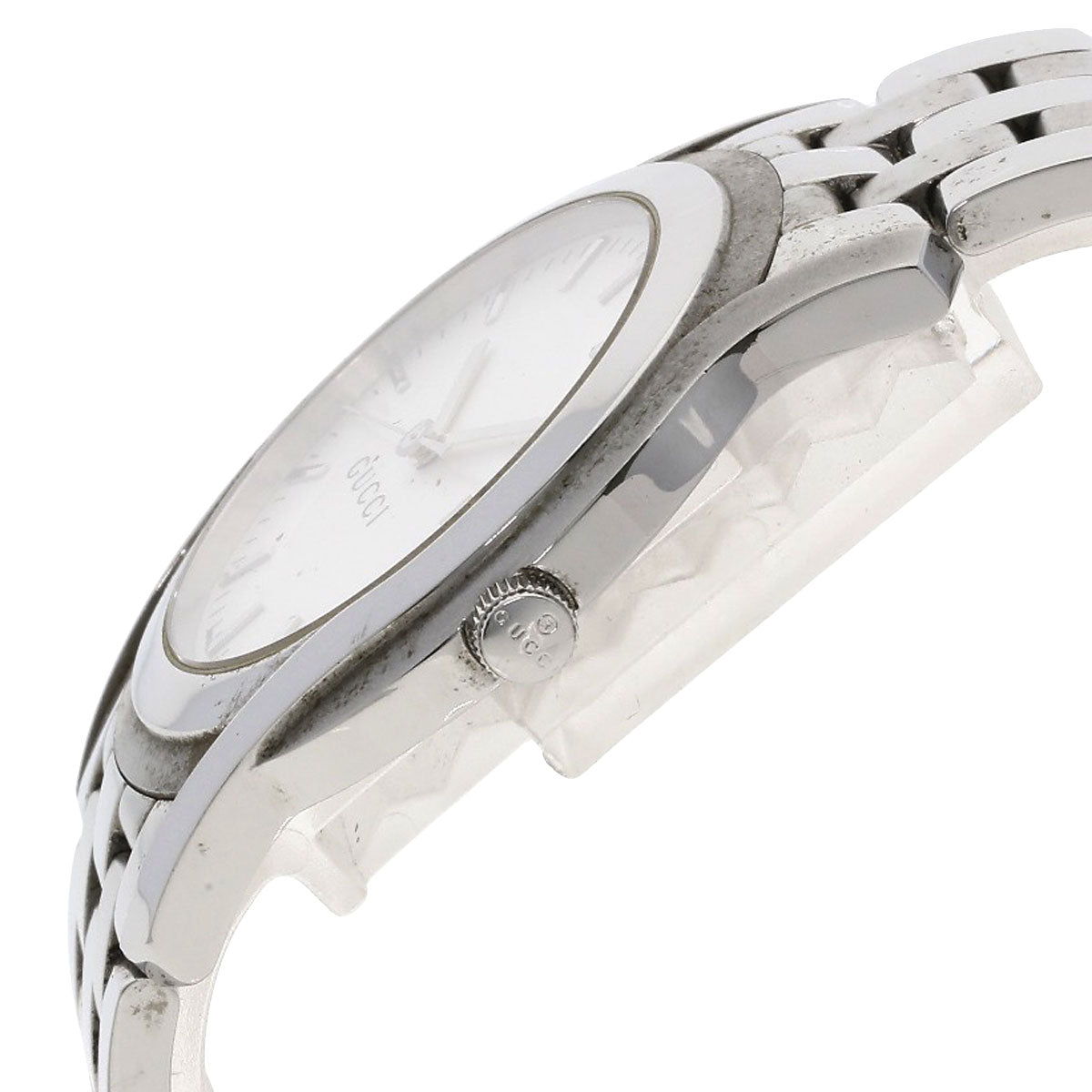 GUCCI Round face Watches 5500XL Stainless Steel/Stainless Steel mens