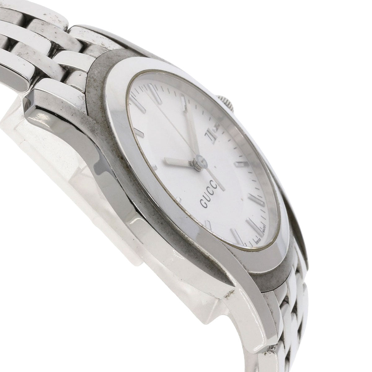 GUCCI Round face Watches 5500XL Stainless Steel/Stainless Steel mens