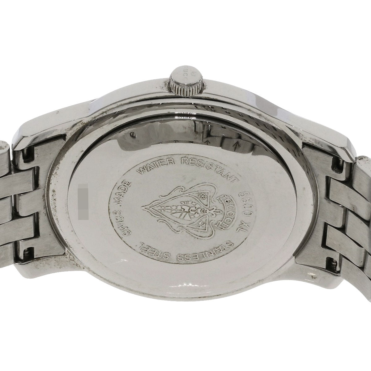 GUCCI Round face Watches 5500XL Stainless Steel/Stainless Steel mens
