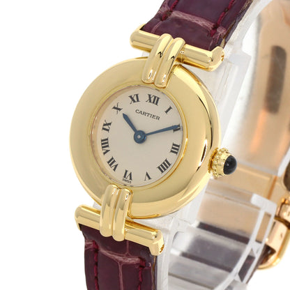 CARTIER Must Coris Watches W15051A8 K18 Yellow Gold/Leather Ladies