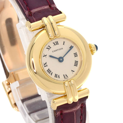 CARTIER Must Coris Watches W15051A8 K18 Yellow Gold/Leather Ladies