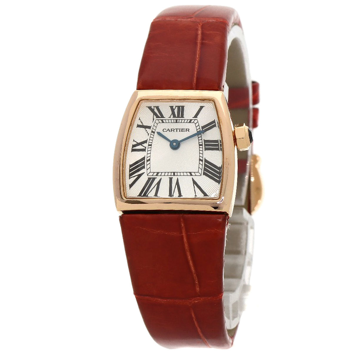 CARTIER Ladonia SM Watches W6400356 K18 Pink Gold/Leather Ladies