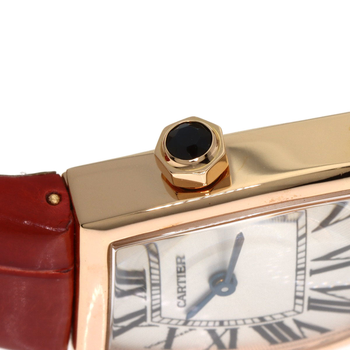 CARTIER Ladonia SM Watches W6400356 K18 Pink Gold/Leather Ladies
