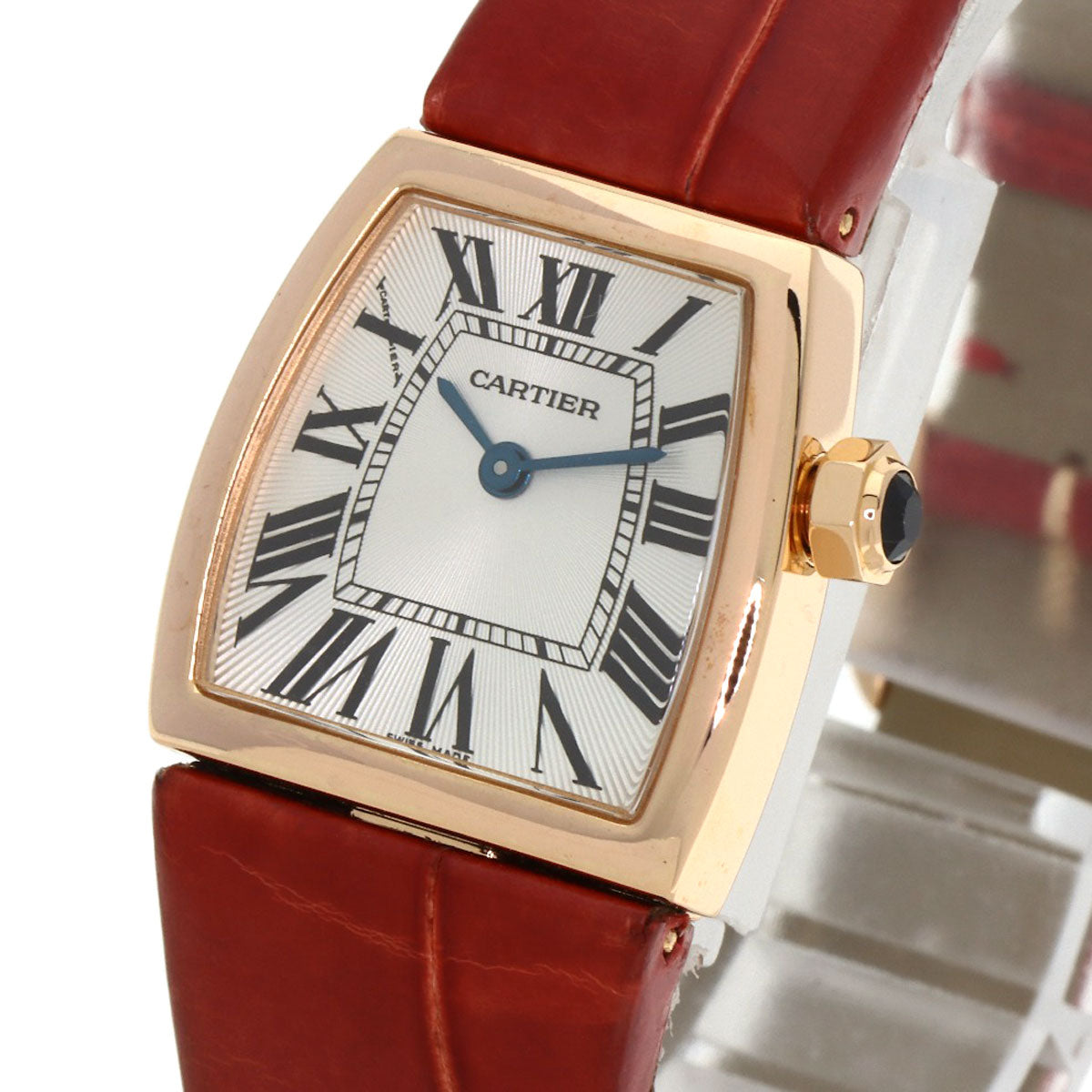 CARTIER Ladonia SM Watches W6400356 K18 Pink Gold/Leather Ladies