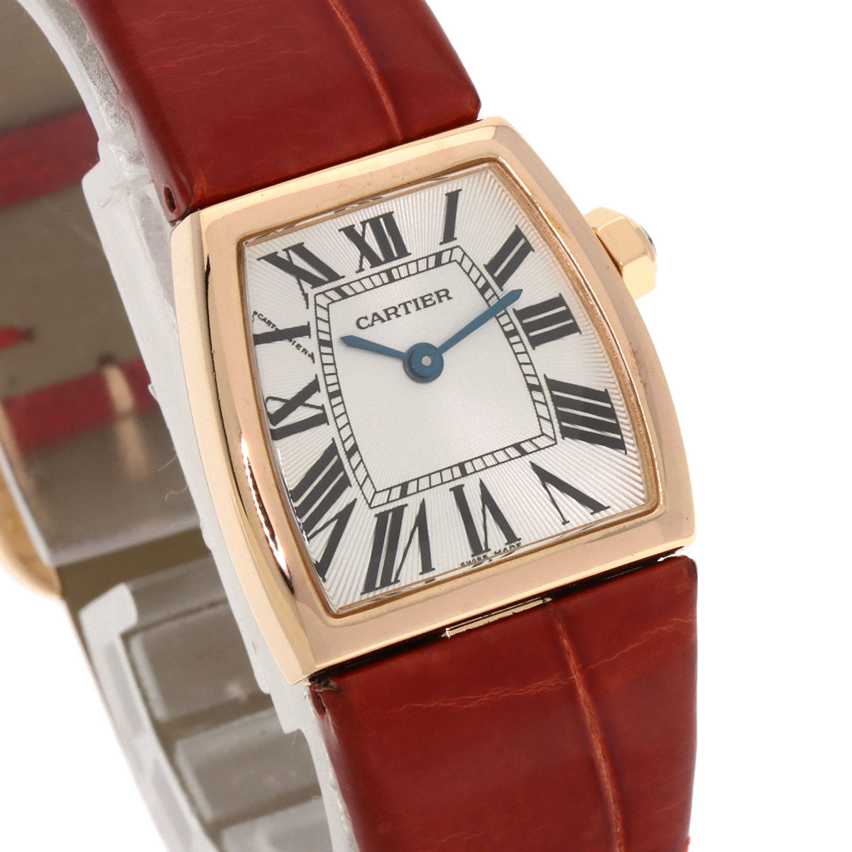 CARTIER Ladonia SM Watches W6400356 K18 Pink Gold/Leather Ladies