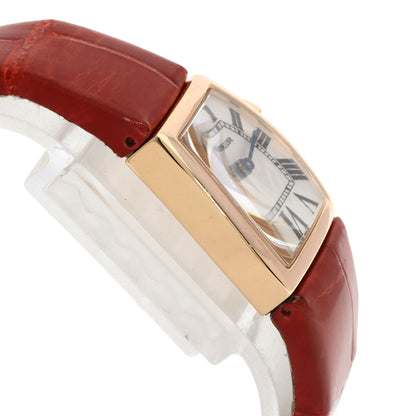 CARTIER Ladonia SM Watches W6400356 K18 Pink Gold/Leather Ladies