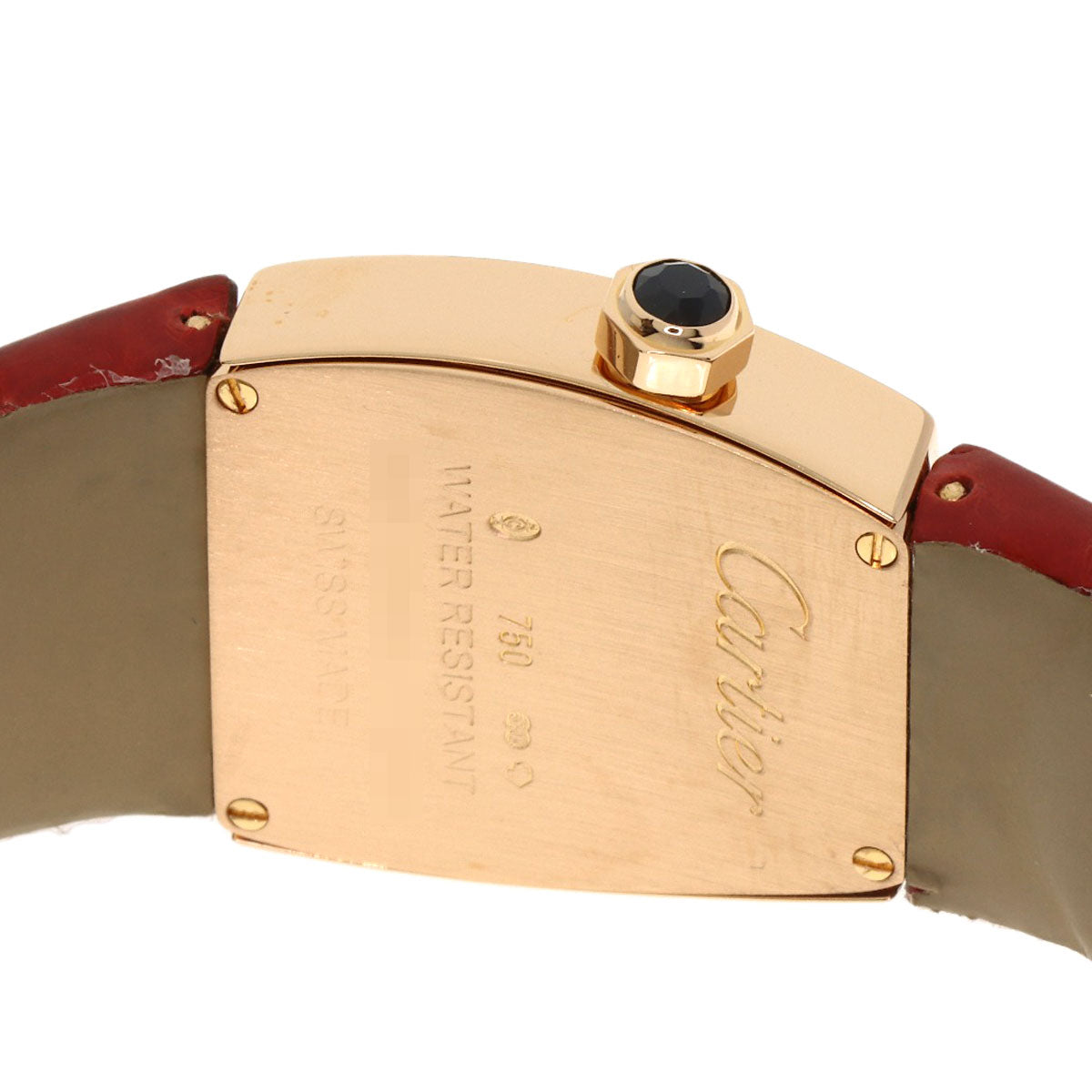 CARTIER Ladonia SM Watches W6400356 K18 Pink Gold/Leather Ladies