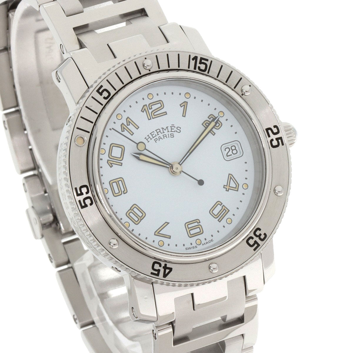 HERMES Clipper diver Watches CL7.710 Stainless Steel/Stainless Steel mens