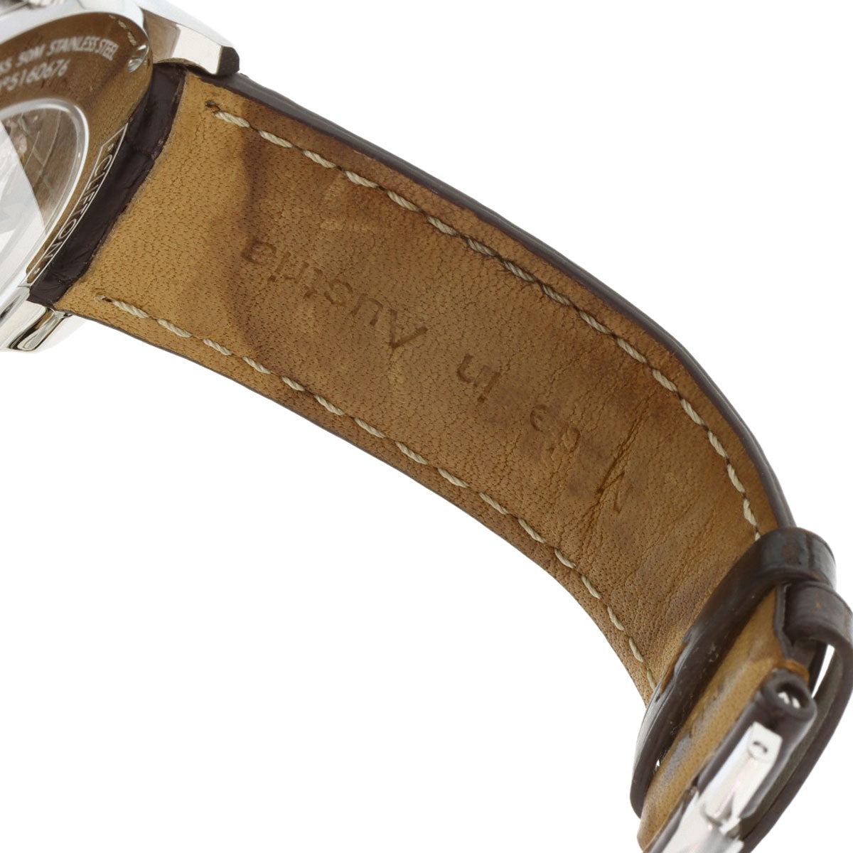 Baume & Mercier Clifton Watches MOA10054 Stainless Steel/Leather mens