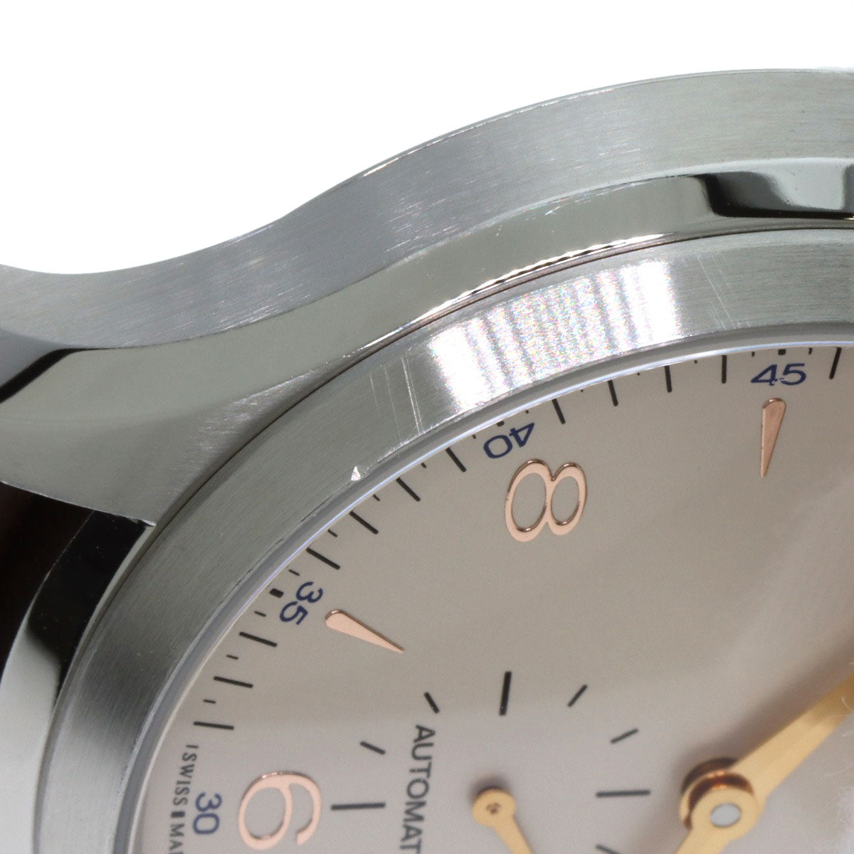 Baume & Mercier Clifton Watches MOA10054 Stainless Steel/Leather mens