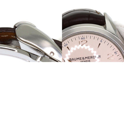 Baume & Mercier Clifton Watches MOA10054 Stainless Steel/Leather mens