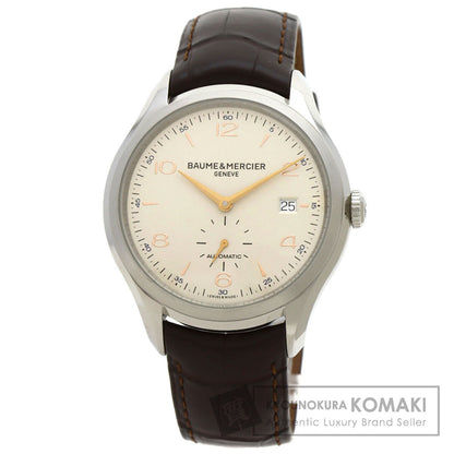 Baume & Mercier Clifton Watches MOA10054 Stainless Steel/Leather mens