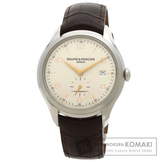 Baume & Mercier Clifton Watches MOA10054 Stainless Steel/Leather mens