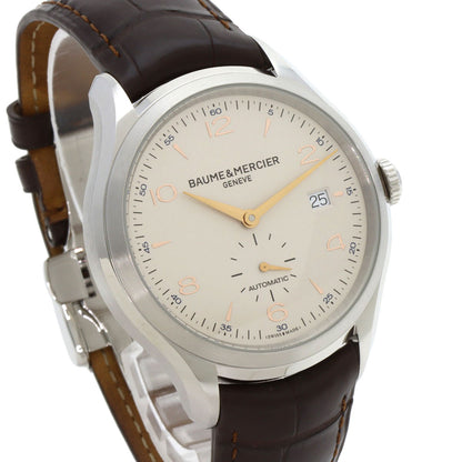 Baume & Mercier Clifton Watches MOA10054 Stainless Steel/Leather mens