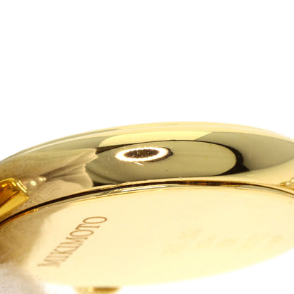 MIKIMOTO Pearl Watch Diamond Watches 062-104 K18 Yellow Gold/Pearl Ladies