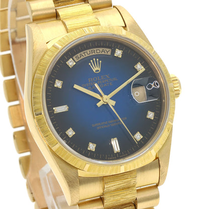 ROLEX Day-Date Berg Blue Gradient Watches 18248A K18 Yellow Gold/18K Yellow Gold mens