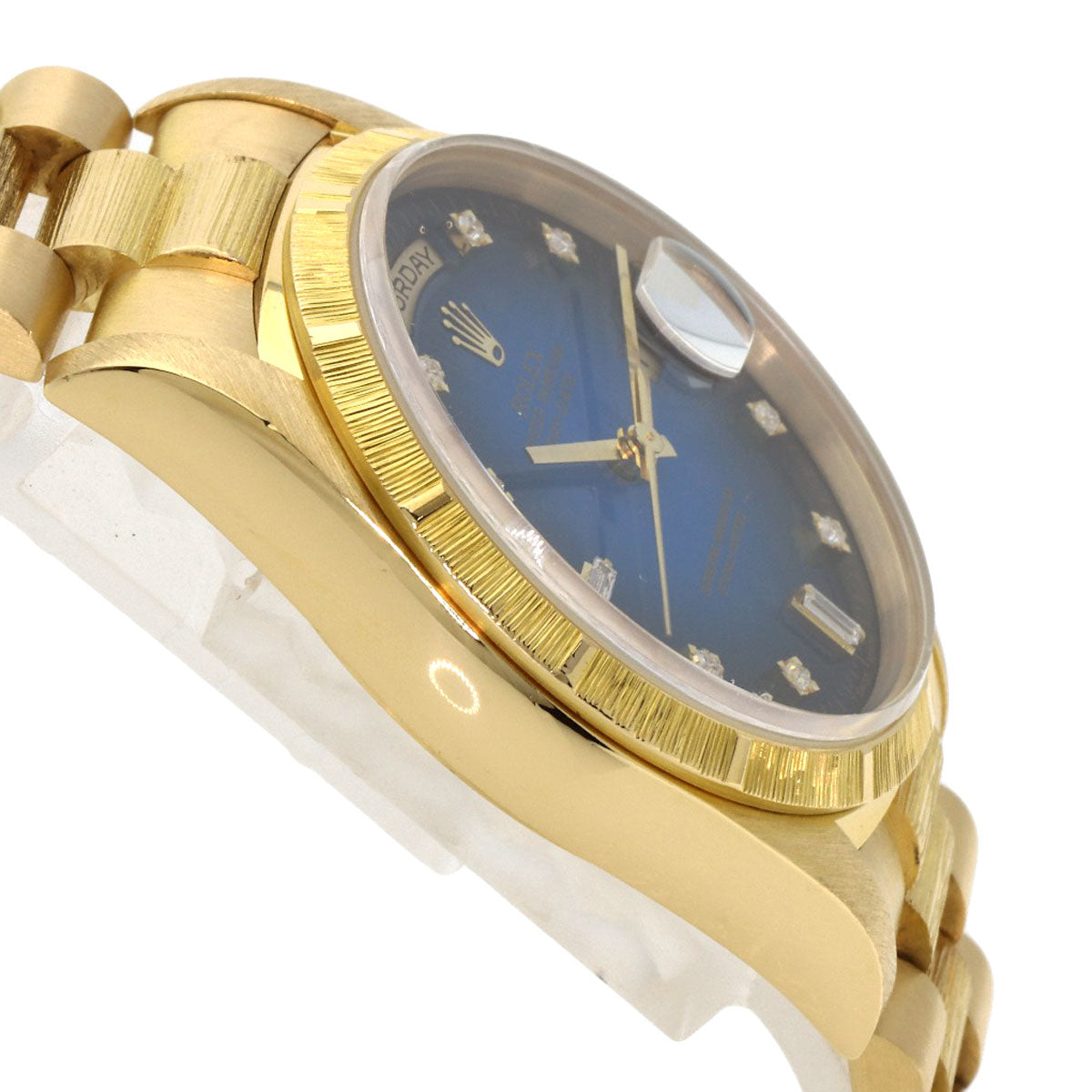 ROLEX Day-Date Berg Blue Gradient Watches 18248A K18 Yellow Gold/18K Yellow Gold mens