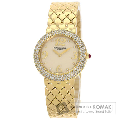 PATEK PHILIPPE Calatrava Bezel Diamond Watches 4823/001 K18 Yellow Gold/18K Yellow Gold Ladies