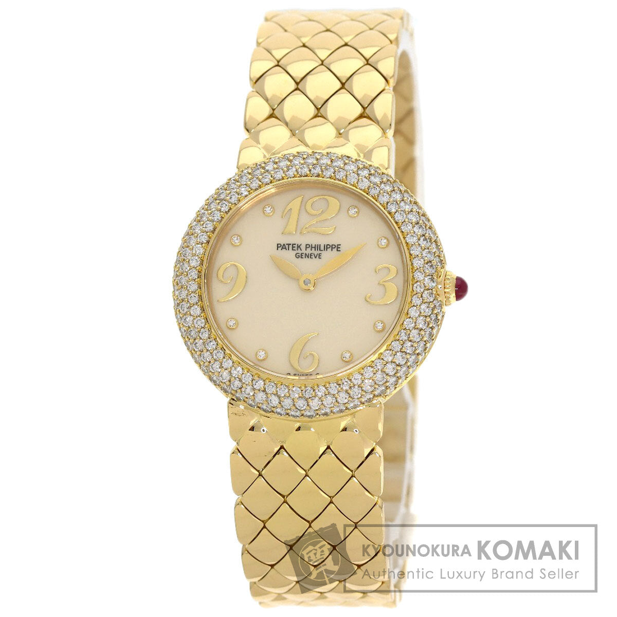 PATEK PHILIPPE Calatrava Bezel Diamond Watches 4823/001 K18 Yellow Gold/18K Yellow Gold Ladies