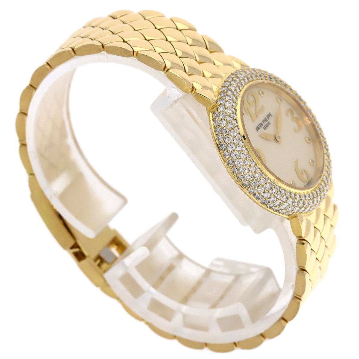 PATEK PHILIPPE Calatrava Bezel Diamond Watches 4823/001 K18 Yellow Gold/18K Yellow Gold Ladies