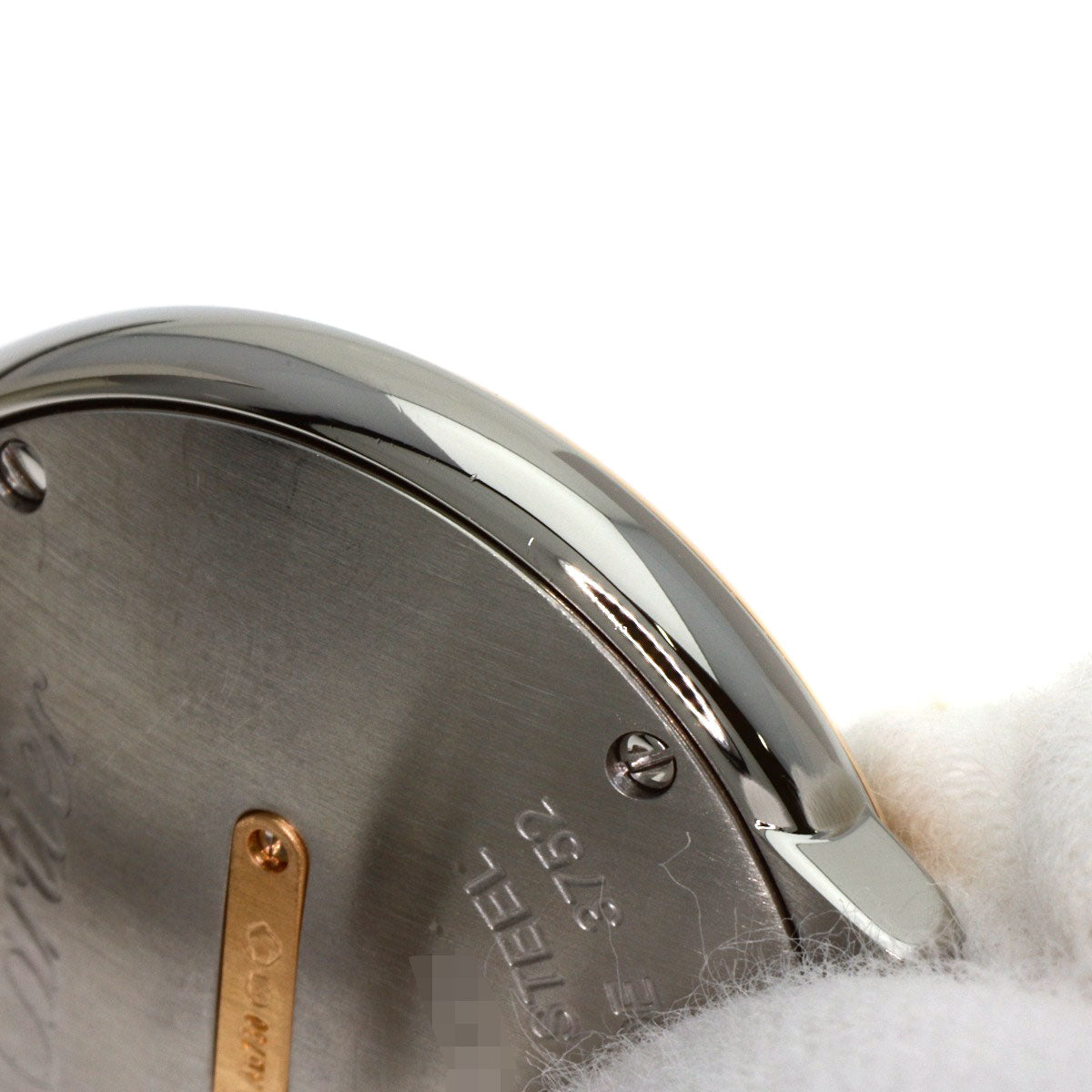 CARTIER Baron Blue 1.1 " Watches W3BB0009 Stainless Steel/SSxK18PG Ladies