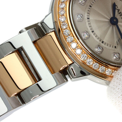 CARTIER Baron Blue 1.1 " Watches W3BB0009 Stainless Steel/SSxK18PG Ladies