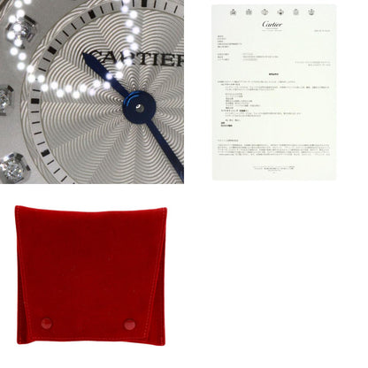 CARTIER Baron Blue 1.1 " Watches W3BB0009 Stainless Steel/SSxK18PG Ladies