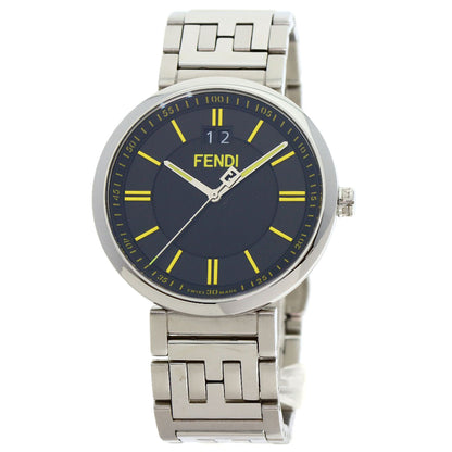 FENDI Forever Date Watches Stainless Steel/Stainless Steel mens