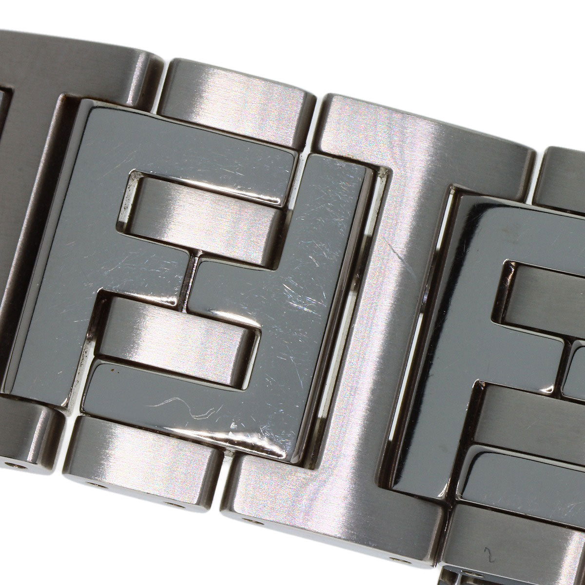 FENDI Forever Date Watches Stainless Steel/Stainless Steel mens