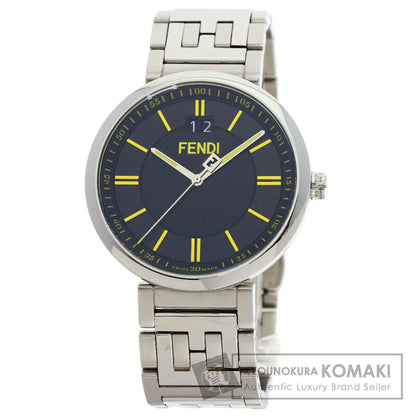 FENDI Forever Date Watches Stainless Steel/Stainless Steel mens