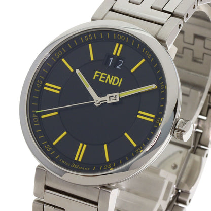 FENDI Forever Date Watches Stainless Steel/Stainless Steel mens
