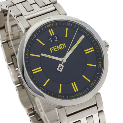 FENDI Forever Date Watches Stainless Steel/Stainless Steel mens