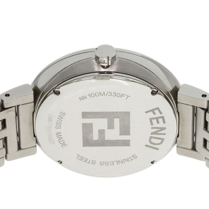 FENDI Forever Date Watches Stainless Steel/Stainless Steel mens