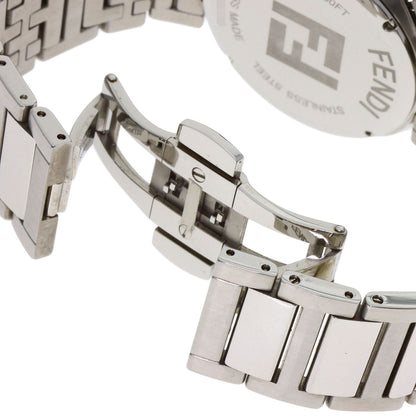 FENDI Forever Date Watches Stainless Steel/Stainless Steel mens