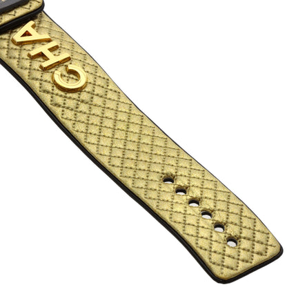 CHANEL Code Coco Cyber Gold 1P Diamond Watches H7945 Stainless Steel/Leather Ladies