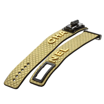 CHANEL Code Coco Cyber Gold 1P Diamond Watches H7945 Stainless Steel/Leather Ladies