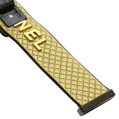 CHANEL Code Coco Cyber Gold 1P Diamond Watches H7945 Stainless Steel/Leather Ladies