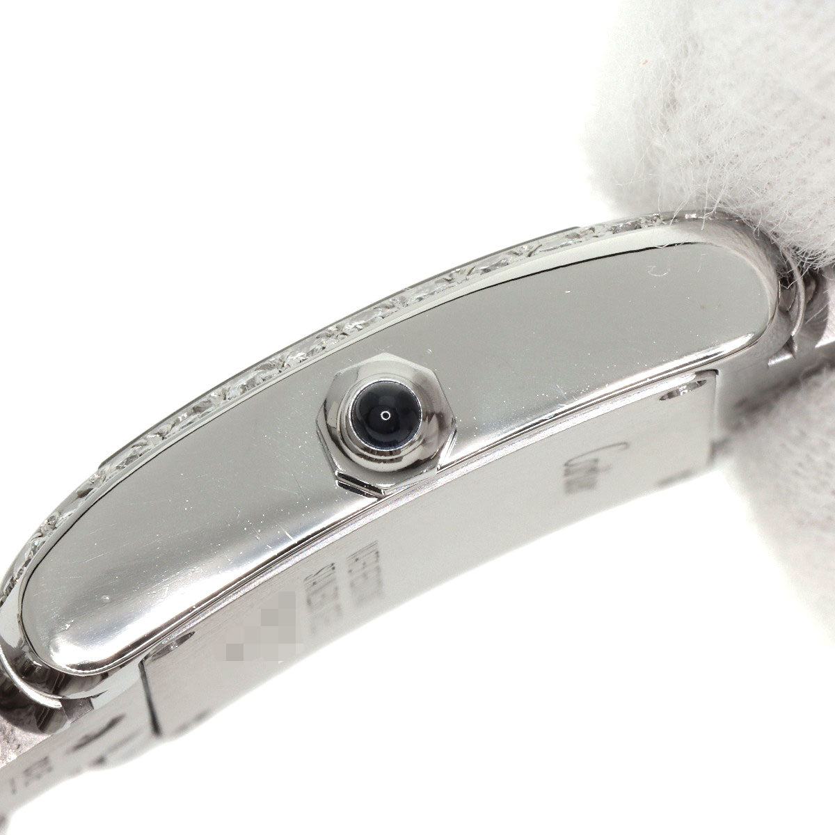 CARTIER Tank Française SM After Diamond Watches W51008Q3 Stainless Steel/Stainless Steel Ladies