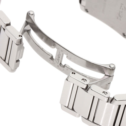 CARTIER Tank Française SM After Diamond Watches W51008Q3 Stainless Steel/Stainless Steel Ladies