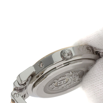 HERMES Clipper Nacre Watches CL4.221 Stainless Steel/SSxGP Ladies